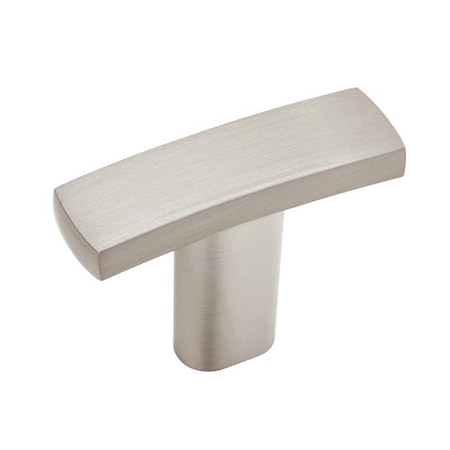 Amerock Amerock E Mod Contemporary Rectangle Cabinet Knob Satin Nickel 6 pk 6PK37320G10